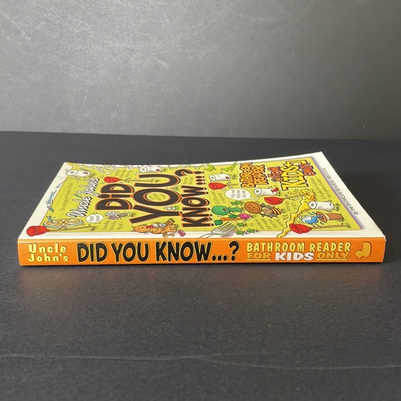 Uncle John’s Did You Know? Bathroom Reader For Kids Only! Juveniles Humour Book - Picture 2 of 4